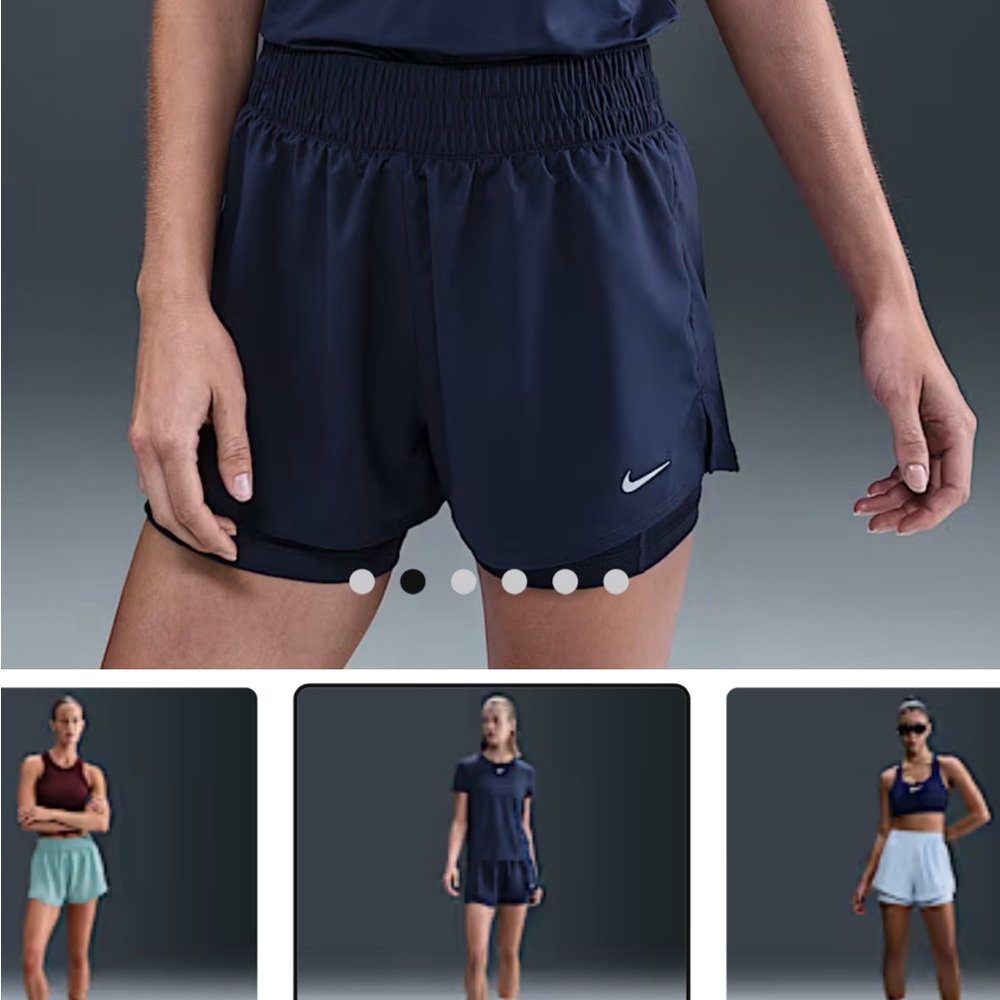 Nike One
Women's Dri-FIT High-Waisted 3" 2-in-1 Shorts